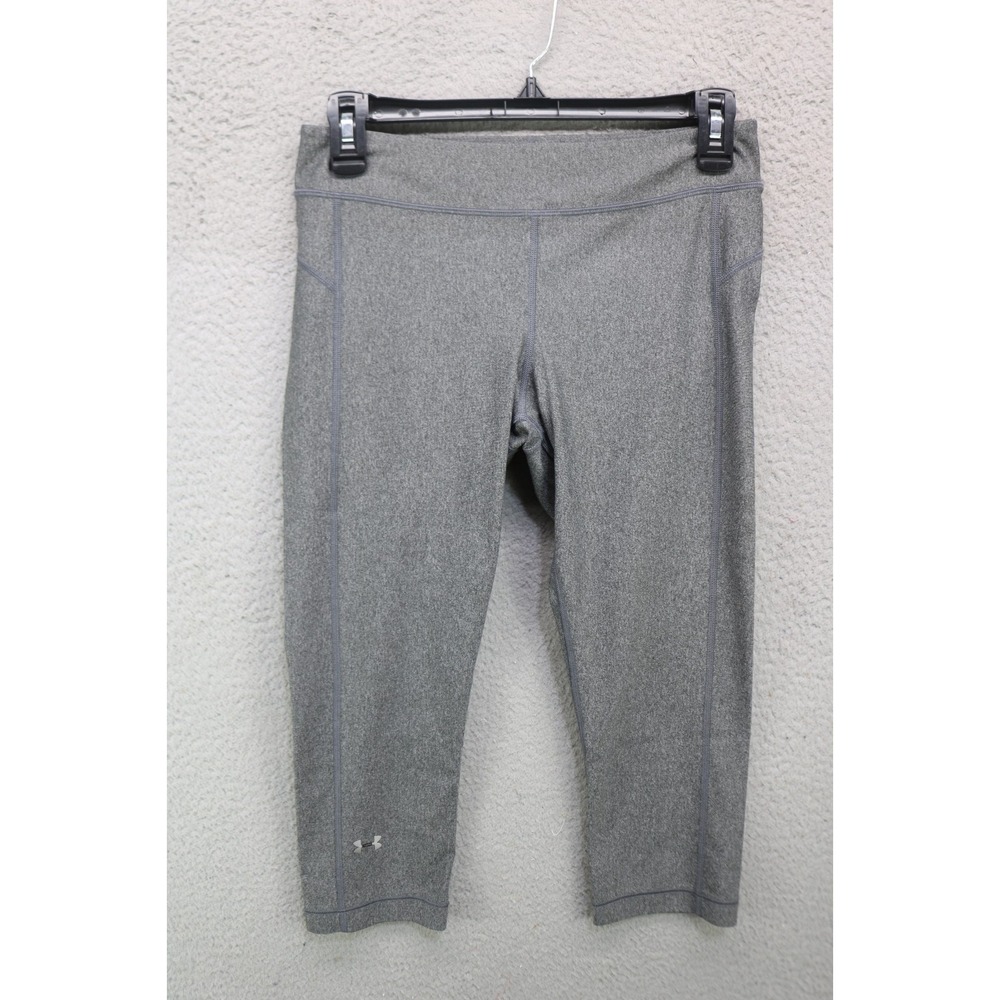 Under Armour Women's Compression Heat Gear Capri's-Medium-Workout-Athleisure